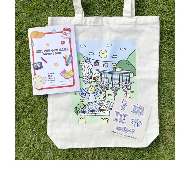 BUNDLE 2 (AB + TOTE BAG + STICKER) $30